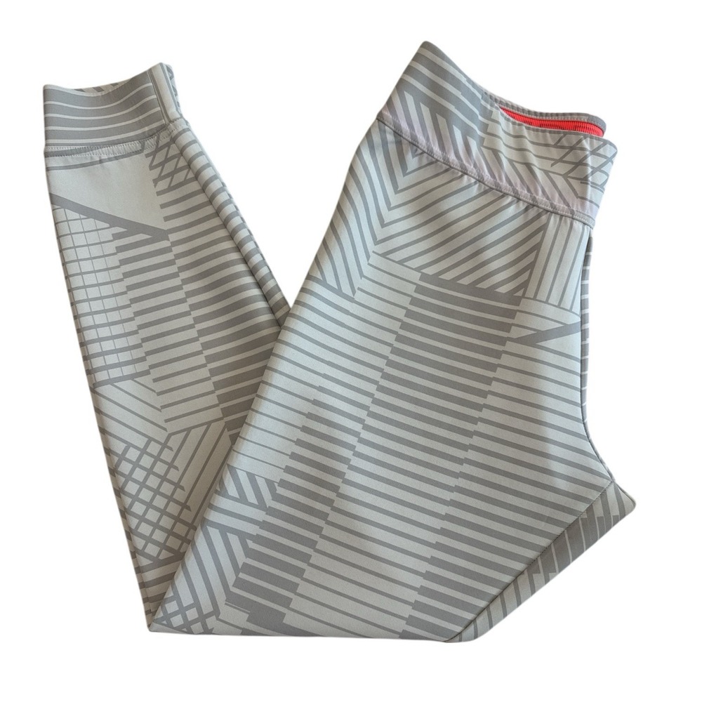 NIKE COURT Women's GX Tennis Leggings Flatliner Print‎ 843982 Gray - Small